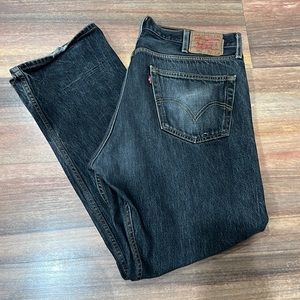 Levi’s Black Faded Denim Jeans (40x34)